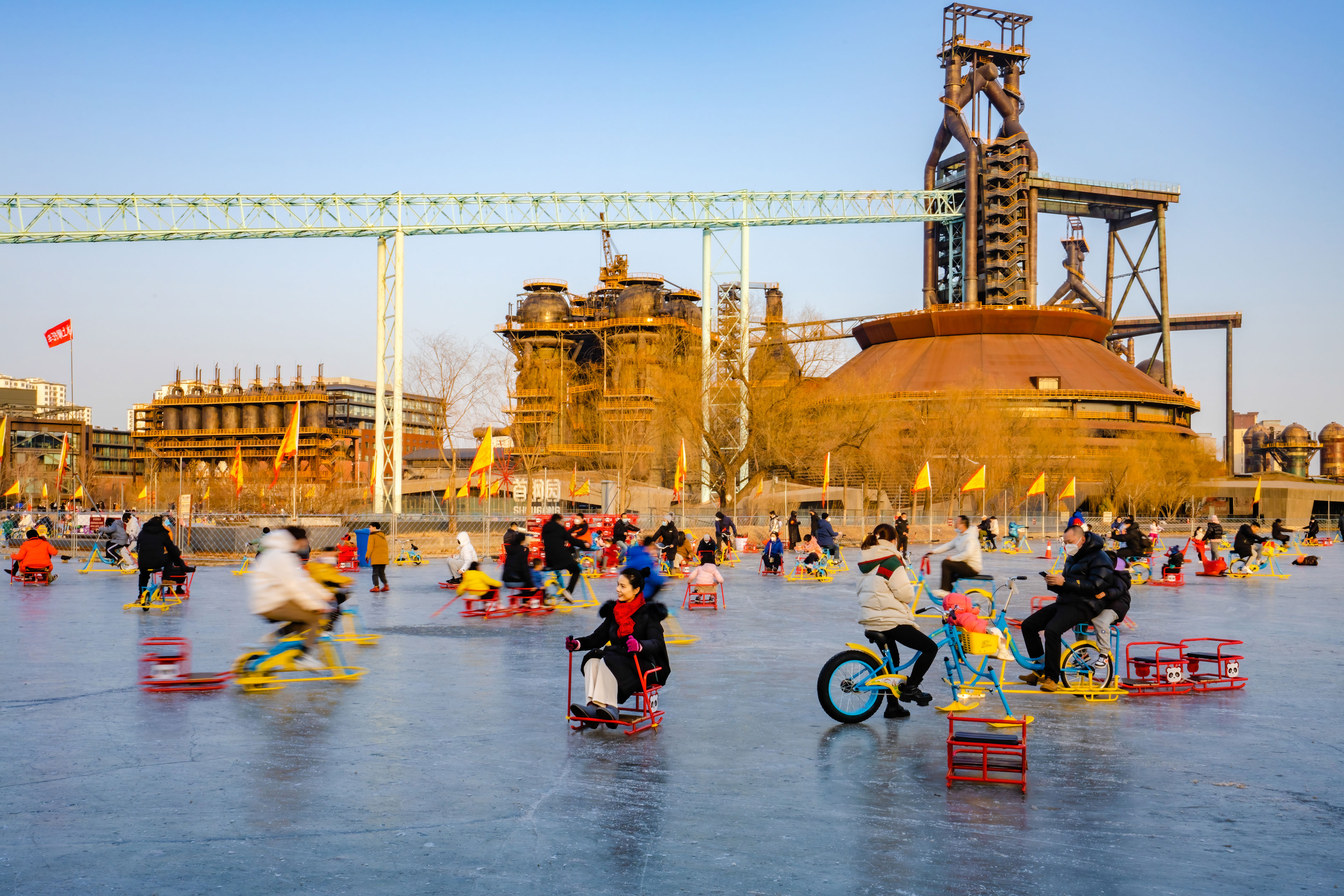 永定河畔鋼鐵遺存蝶變生態(tài)園區(qū)（組圖）